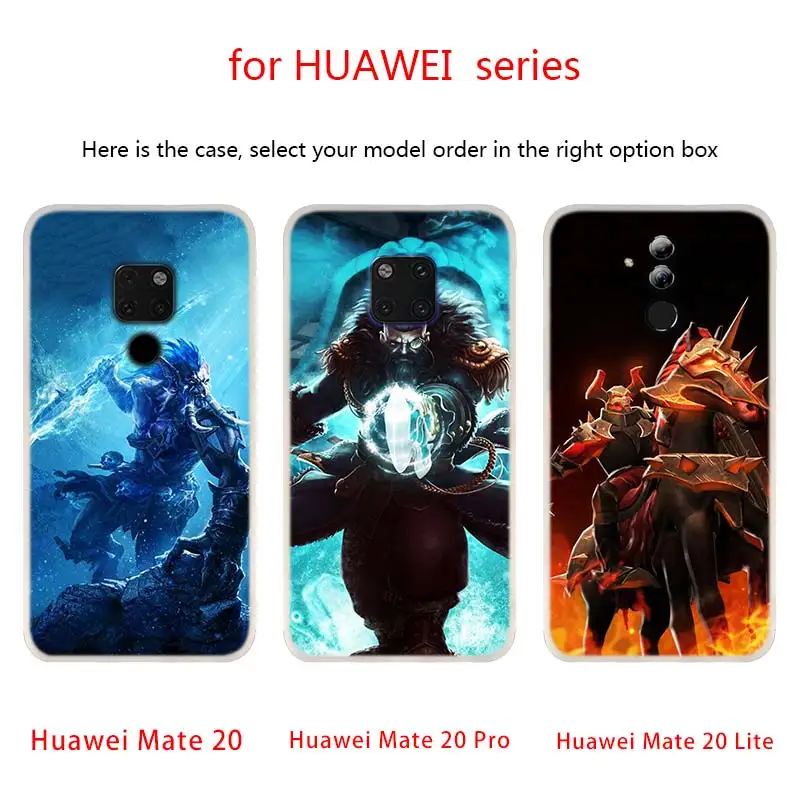 Чехлы для телефона Shadow Fiend Dota 2 Huawei Mate 30 20 10 Lite Pro мягкий силиконовый чехол Y9 2019 2018 Nova