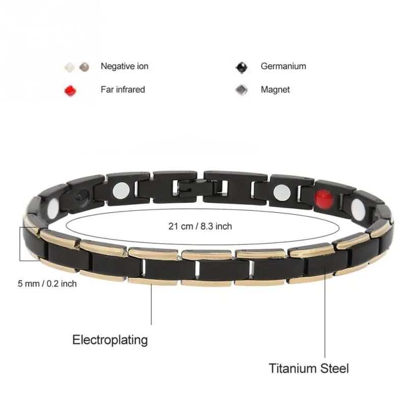 Новый браслет для магнитной терапии женщин и мужчин мощные магнитные браслеты из