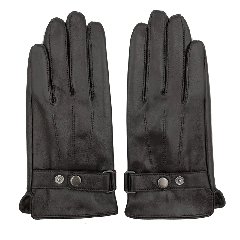 Перчатки мужские из натуральной кожи|touch screen gloves|gym luvatouch glove men |