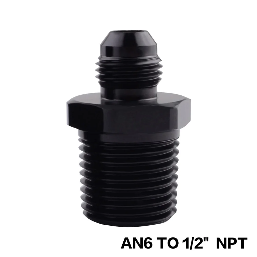 Злые энергии Алюминий мужской AN8 до 1/" AN8 до 3/8" AN6 до 3/" AN4 до 1/4" NPT прямой переходник масляный Охладитель Двигателя Запчасти