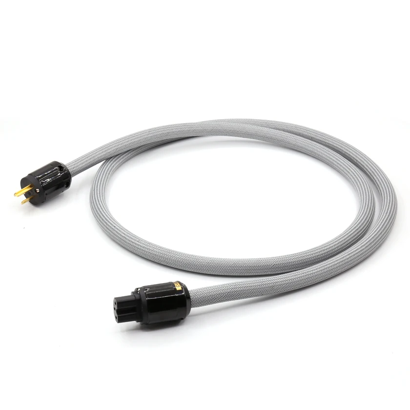 

Hifi audio OCC pure copper AC Power cable With P029 US Stardard Power Plug Power Cable