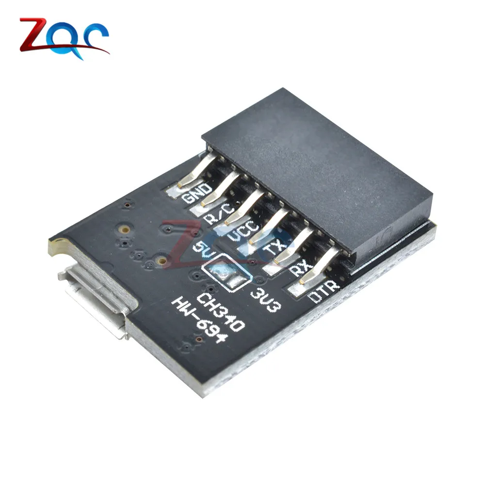 For WEMOS CH340G CH340 Breakout 5V 3.3V Micro USB to Serial Module Board Arduino Downloader Pro Mini | Инструменты