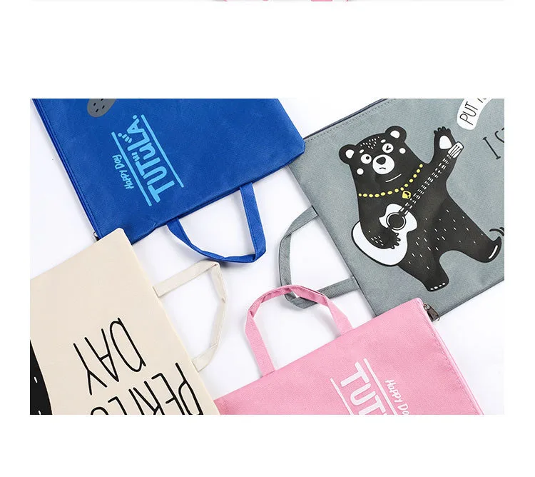 Милый мультфильм Кот Тоторо папки для файлов на молнии сумка Kawaii A4 Держатель файлов для документов детский подарок Канцтовары офисный школьный принадлежности