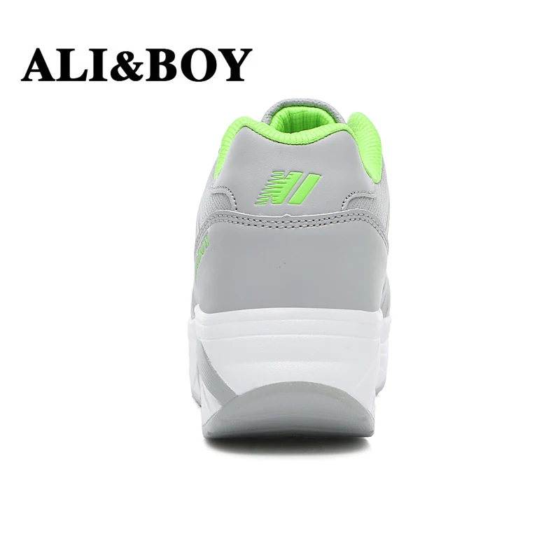 ALI &amp BOY уличные спортивные кроссовки обувь для похудения кожаные женские на