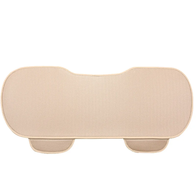 beige rear 1pcs Подушка для автомобильного сиденья, нескользящая, не движется, подушка, 3d, соты, вискоза, не скользит, подушка, четыре сезона, удобная - Название цвета: beige rear 1pcs