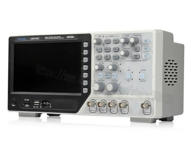 Hantek DSO4102C цифровой осциллограф 2CH 100 МГц генератор осциллографа внешнего триггера