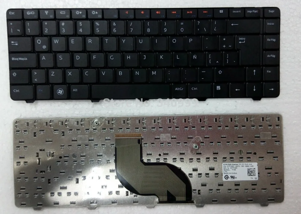 

Клавиатура для ноутбука Dell Inspiron 14R N4010 N4020 N4030 N5030 M4010 T139 OYTYM3 LA латинская SP Teclado, бесплатная доставка