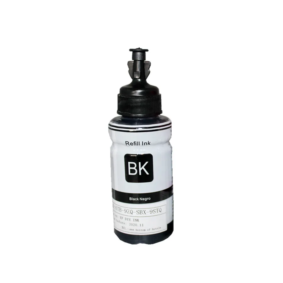 

1PK черный совместимый набор заправки чернил, красителей для Epson L100 L110 L120 L132 L210 L222 L300 L312 L355 L350 L362 L366 L550 L555 L566