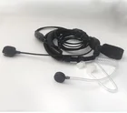 Выдвижной горловой микрофон гарнитура для CB радио рация BAOFENG искусственная задняя телефонная связь фотографический микрофон