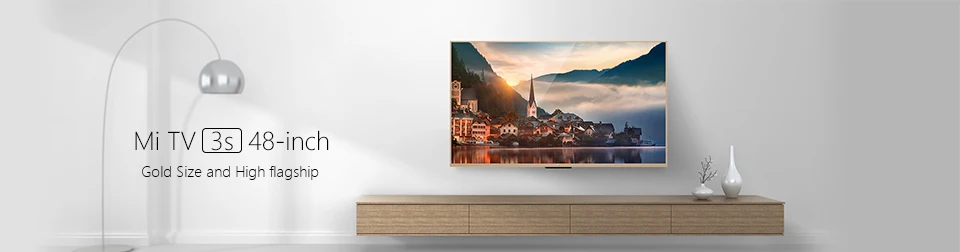 xiaomi Smart mi tv 3S 48 дюймов Mstar 6A908 1920*1080 Full HD четырехъядерный ультра тонкий 2,4/5 ГГц BT 4,0