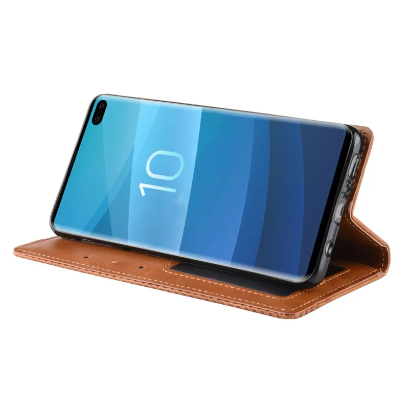 Кожаный чехол кошелек с откидной крышкой для Samsung Galaxy S10 J4 J6 Plus Note9 S10E A7 A9 2018 A6s A8s M10