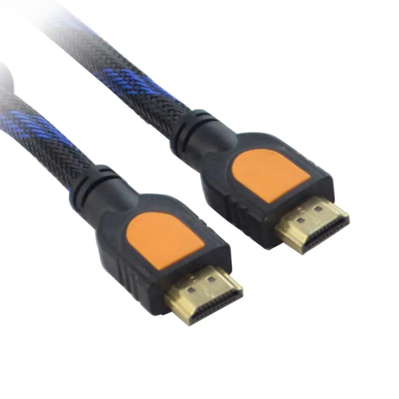 Желтый кабель Kinfe HDMI Папа папа 30 см 4k короткий 4K 1080P 3D для PS3 проектор HD