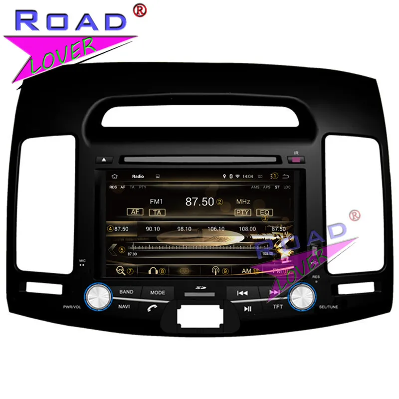 Roadlover Android 8 0 автомобильный ПК мультимедиа DVD плеер радио для Hyundai Elantra 2007 2008 2009 2010