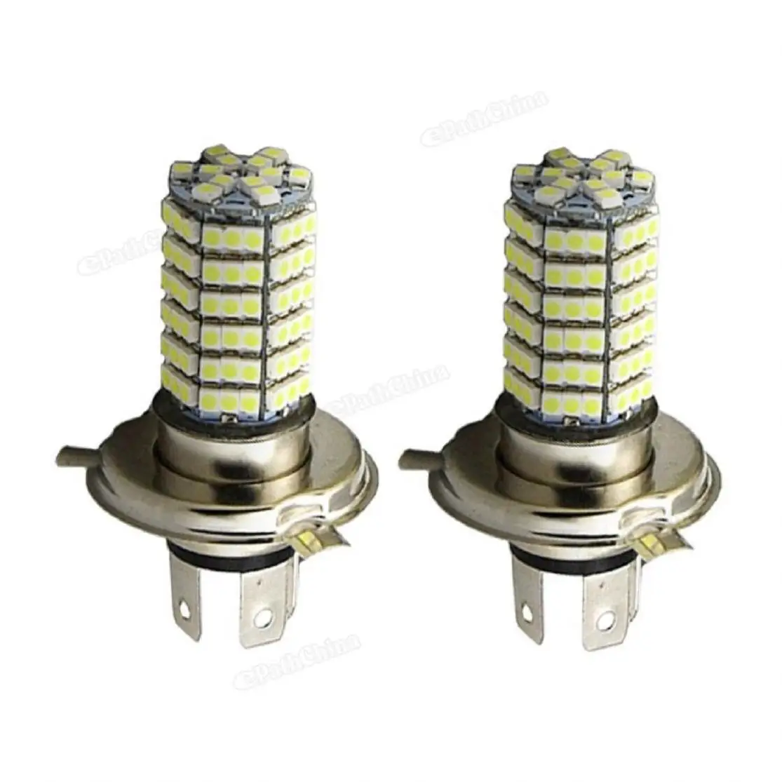 2 шт. 12В HB2 3528 H4 9003 120-SMD светодиодные автомобильные лампочки дальнего и ближнего