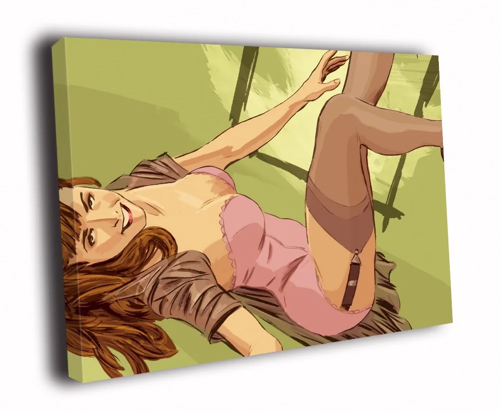 HD холст печать живопись-улыбающийся младенец сексуальный чулок искусство D4024 |