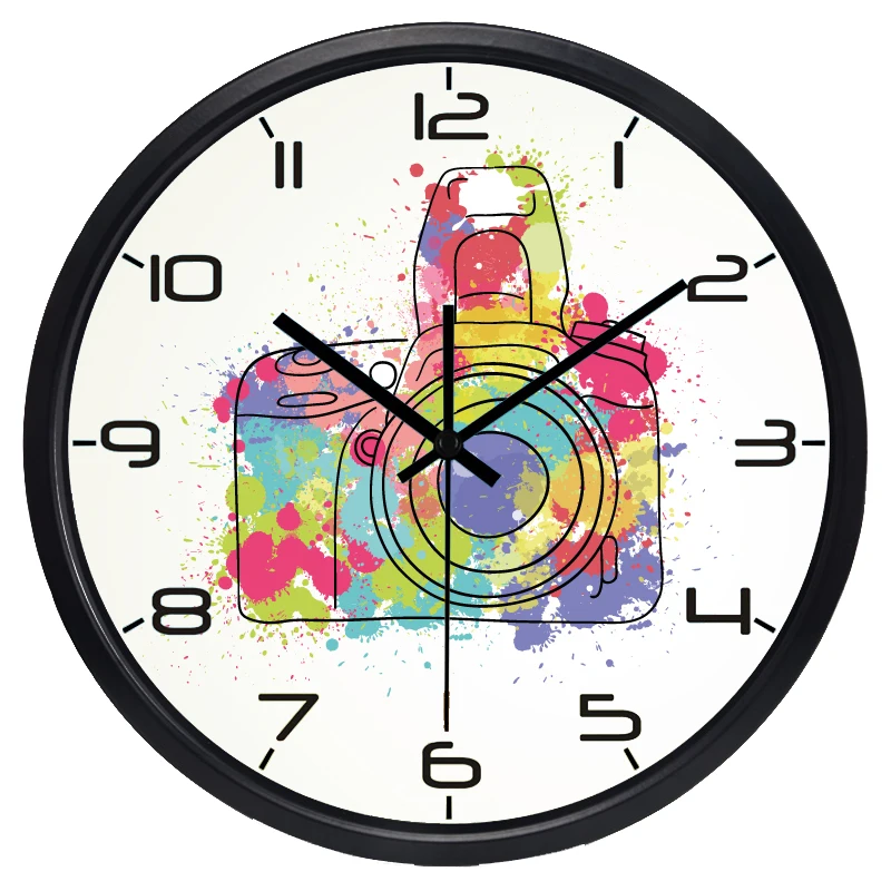 Новое поступление домашнее украшение часы на стену в виде кофе зеркальные с