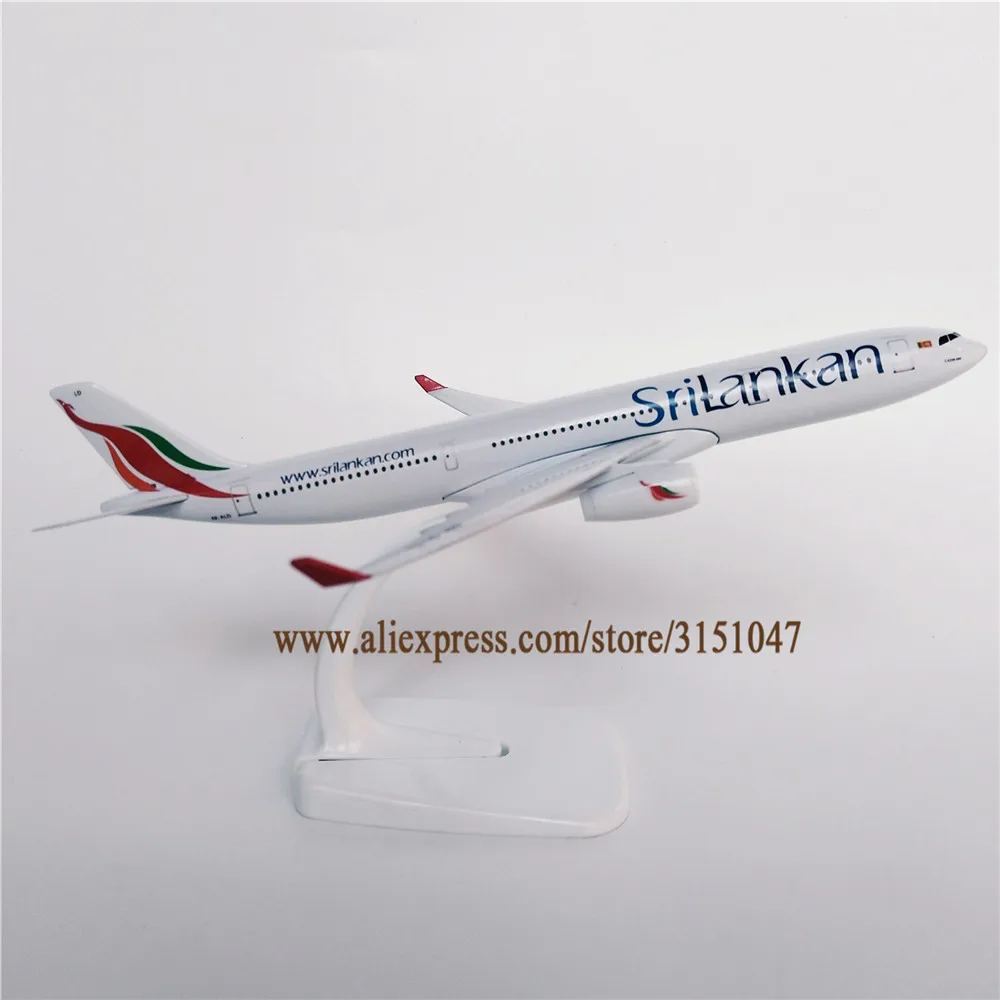 20 см воздуха Srilankan Airlines Аэробус 330 A330 Воздушный самолет модель сплав металла