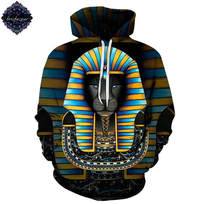 King By Brizbazaar толстовки с изображением Льва мужские спортивные костюмы забавная