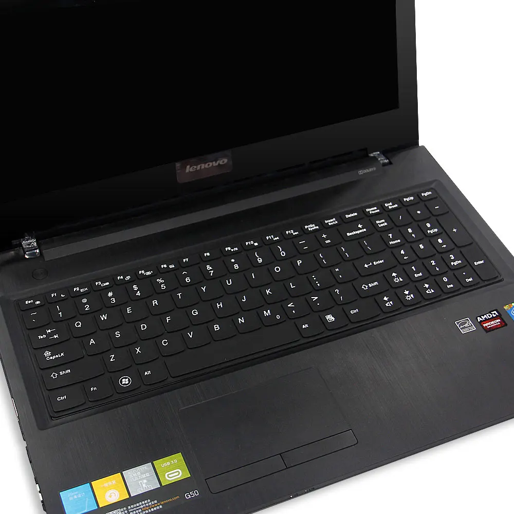 allBlack Крышка клавиатуры силиконовая для lenovo IdeaPad U510 S510P G585 G580 G570 G575 G505 G510 G500 G501 G700 B590 B5400 - Цвет: allBlack