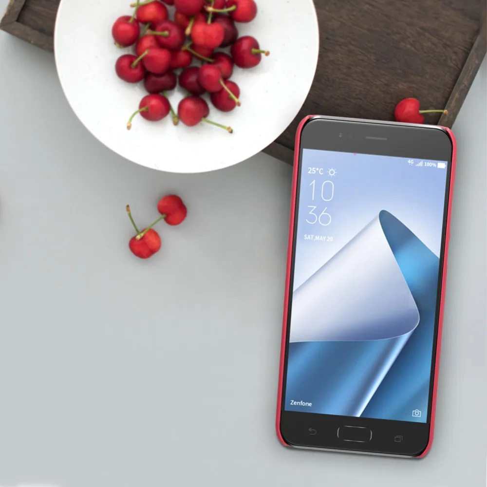 Для Asus Zenfone 4 ZE554KL чехол NILLKIN супер матовый защитный жесткий чехол-накладка для ZE554KL чехол для телефона с защитой экрана