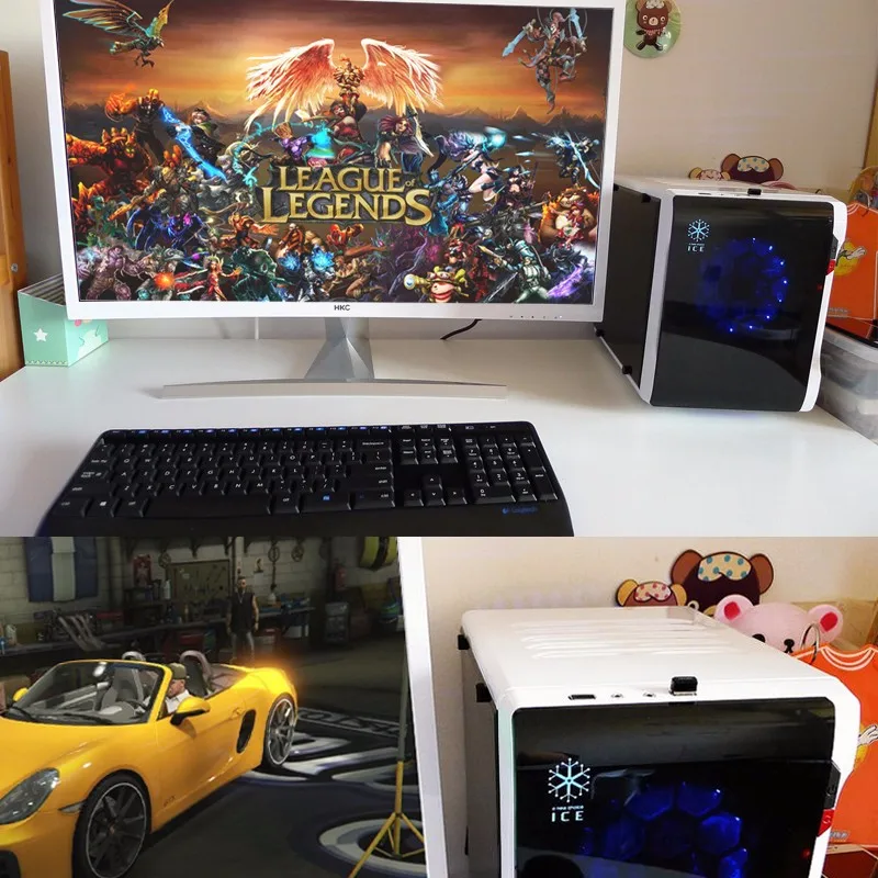 GloryMaster DIY настольный компьютер для Intel I3 I5 мини ПК супер игровой чехол HTPC Чехол Поддержка GTX 750Ti 1080 P