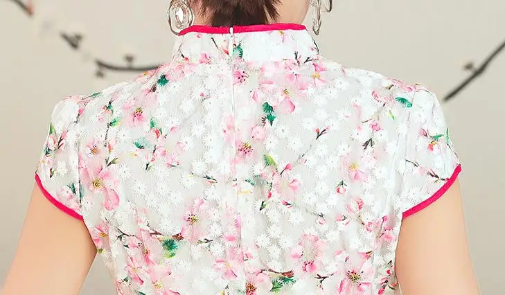 Китайское традиционное длинное Чонсам qiapo Vietnam Ao Dai платья для женщин