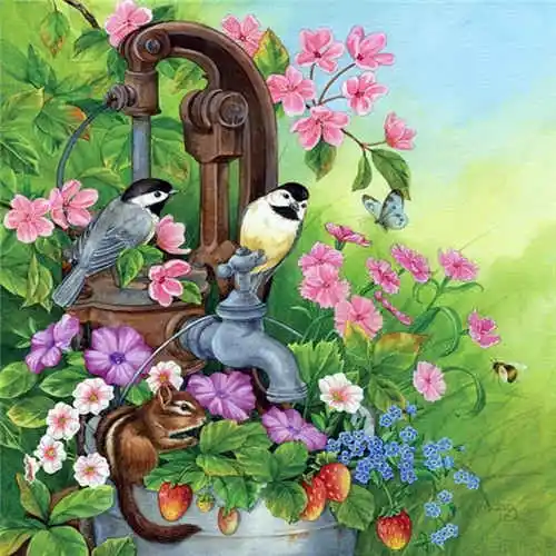 F5217 Алмазная вышивка huacan animals 5D DIY Алмазная краска вышивка птицы вышивка крестом Стразы с алмазными цветами - Цвет: F5217