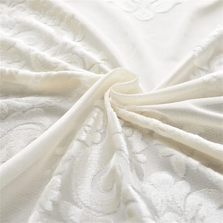 Однотонная Роскошная бархатная затемненная оконная занавеска с бисером для гостиной, спальни, в стиле принцессы, для свадьбы/украшения дома T67#4