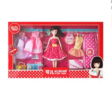 Распродажа кукольных игрушек для девочек Kurhn модное платье костюм игрушки детей