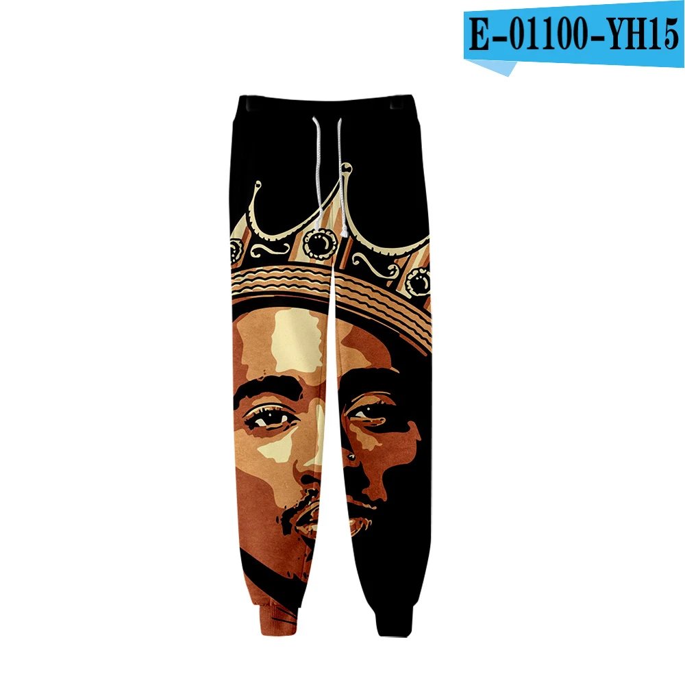 2Pac спортивные штаны мужские/женские спортивные штаны Японская уличная одежда Популярные брюки карго хип-хоп брюки мужские модные зимние брюки размера плюс - Цвет: one