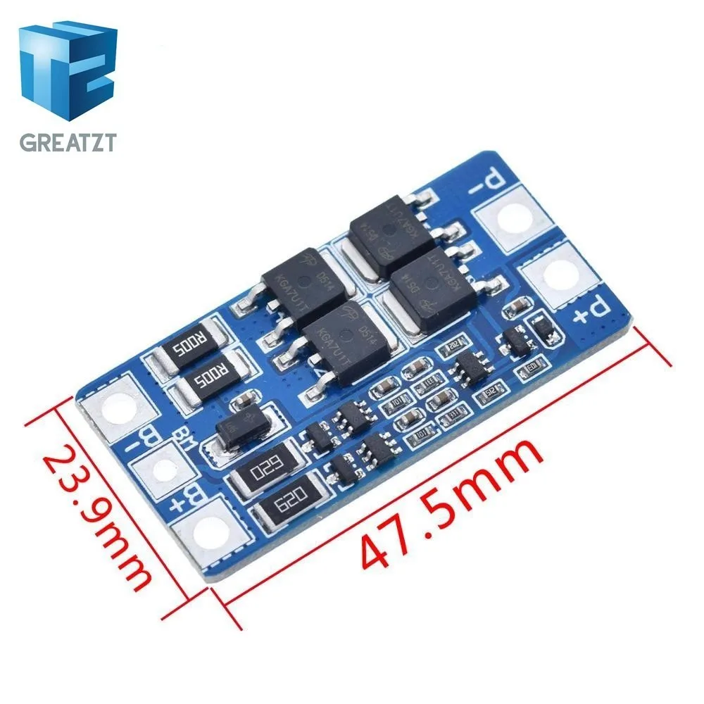 GREATZT 2S 10A 7 4 В 18650 литиевая батарея Защитная плата произведенная в 8 V
