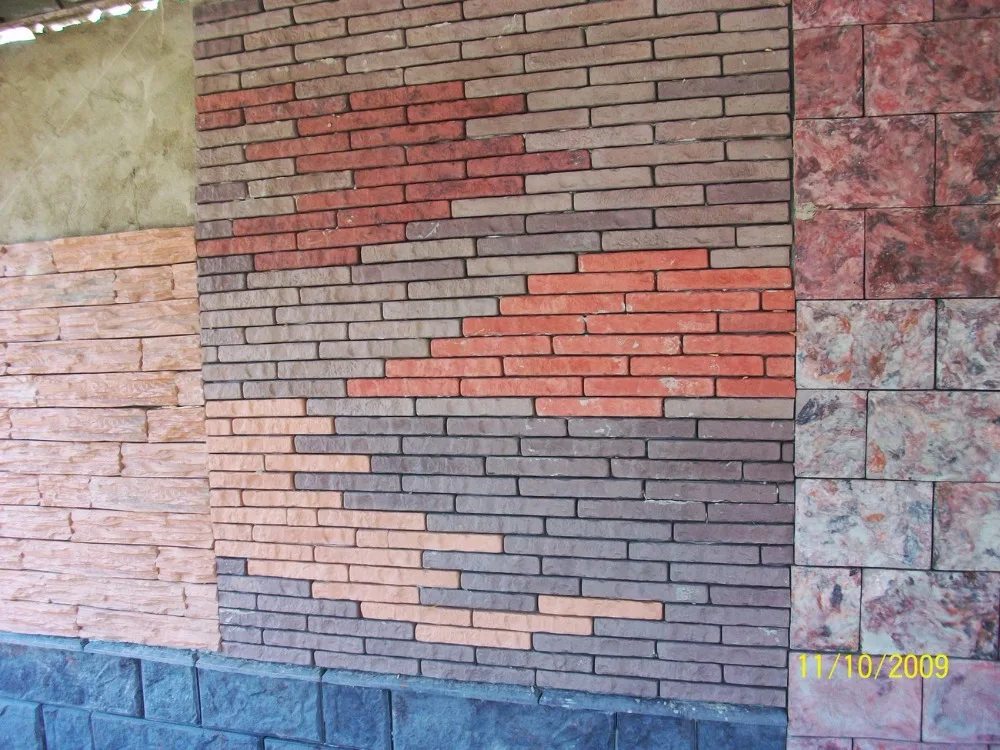 14 пластиковых форм для фотоэлементов настенный камень Цементная плитка