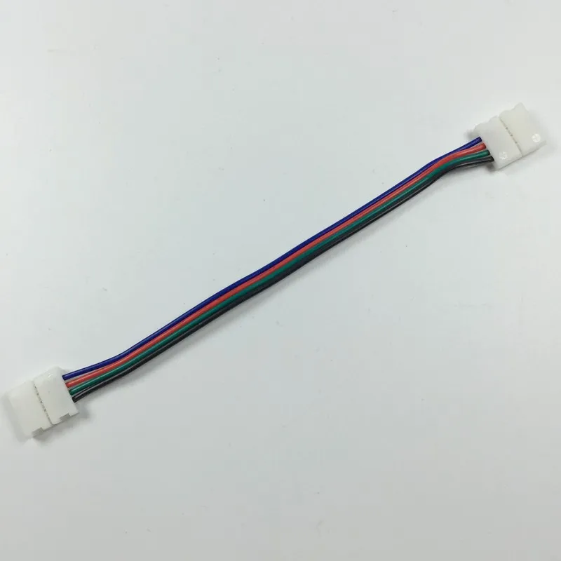 100 шт./лот светодиодный адаптер разъема печатной платы для 5050 RGB светодиодный свет 10 мм Газа Connector