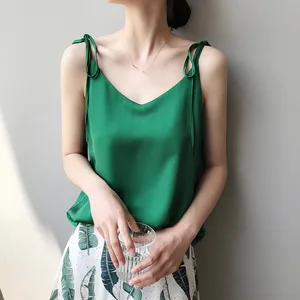 2019 Новая Мода Boho, чистый цвет, пятнистый Топ, сексуальная женская белая майка со шнуровкой на плечах, женская летняя белая майка