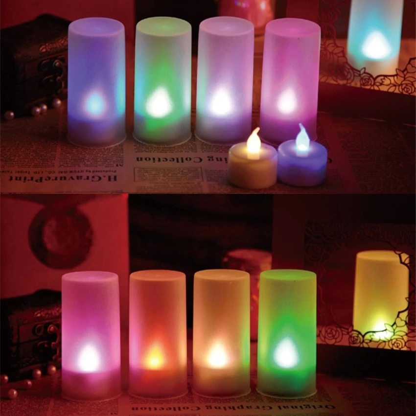 Новинка звук Управление Blow On/OFF светодиодный свечи ночник чувствительных Magic