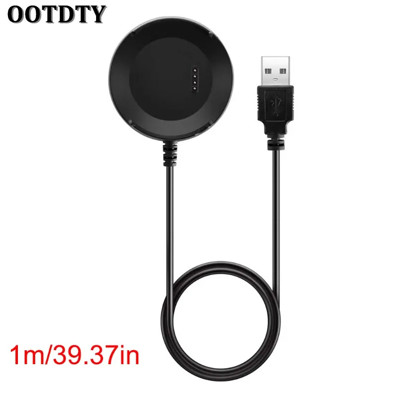 OOTDTY Высокое качество 1 м кабель USB быстрая зарядка данных клип Зарядная база для zte кварцевые ZW10 Смарт-часы