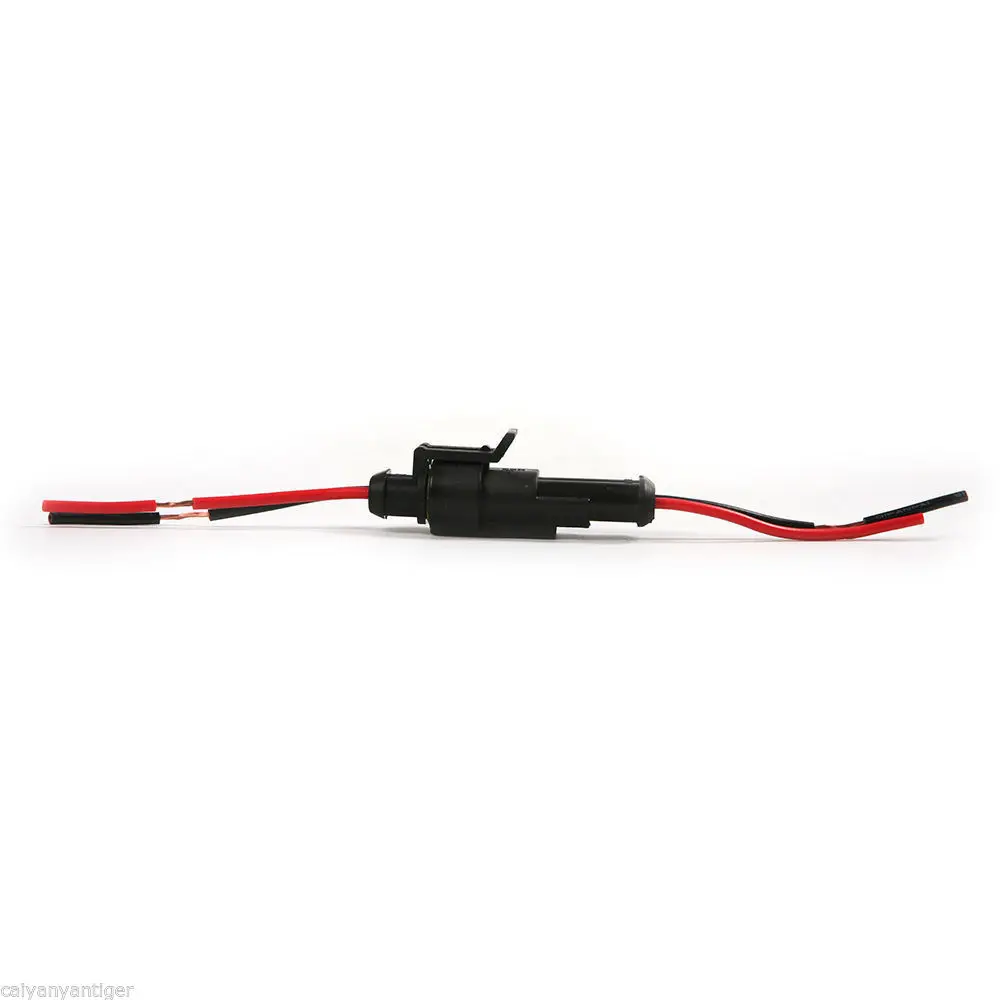 10 комплектов 2 контактный автомобильный водонепроницаемый Электрический кабель