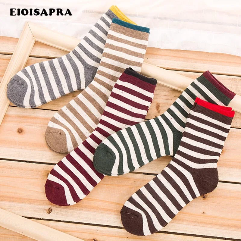 [EIOISAPRA] полосатые счастливые мужские носки скейтборд хип-хоп Harajuku повседневные
