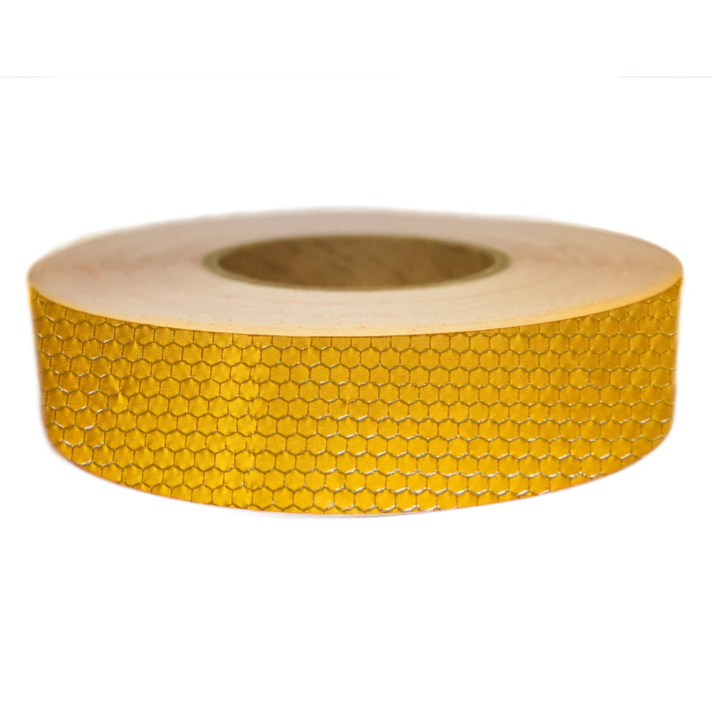 Автомобильные отражающие наклейки 4 см * 5 м Предупреждение льная лента