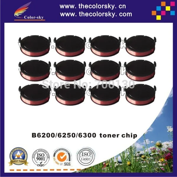 4PCS/Lot Compatible RF IC Reset Laser Printer Toner Chip for OKI B6200 B6250 B6300 B 6200 6250 6300 10K BK (TY-OB6200) | Компьютеры и