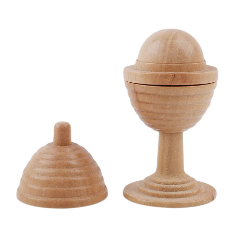 Ваза деревянная в форме шара магический трюк легкая использовании детская