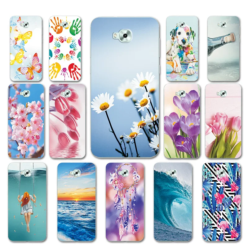 Для ASUS Zenfone 4 Selfie ZD553KL 5," чехол для телефона с сердечком, защитный чехол на заднюю панель Для Zenfone 4 Selfie ZD 553KL, облегающий чехол