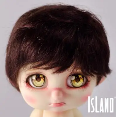 Аксессуары для кукол 1/3 Bjd ID парик кукла 22 см голова парик Короткие Длинные прямые кудрявые милые большие для маленьких девочек и мальчиков крутые различные варианты - Цвет: 8