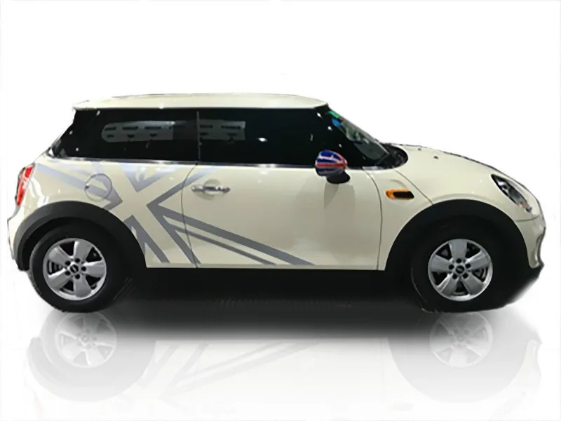 Аксессуары для стайлинга автомобилей Наклейка s для Mini Cooper R55 R50 R53 R60 F55 F56 Флаг Великобритании боковой корпус полосы Декор наклейки графика