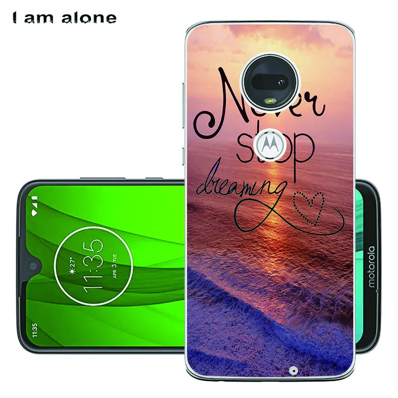 Чехлы для телефонов I am alone для Motorola Moto G7 G7 Play G7 power из мягкого ТПУ для мобильных телефонов модные сумки для Moto G7 - Цвет: Soft TPU S94