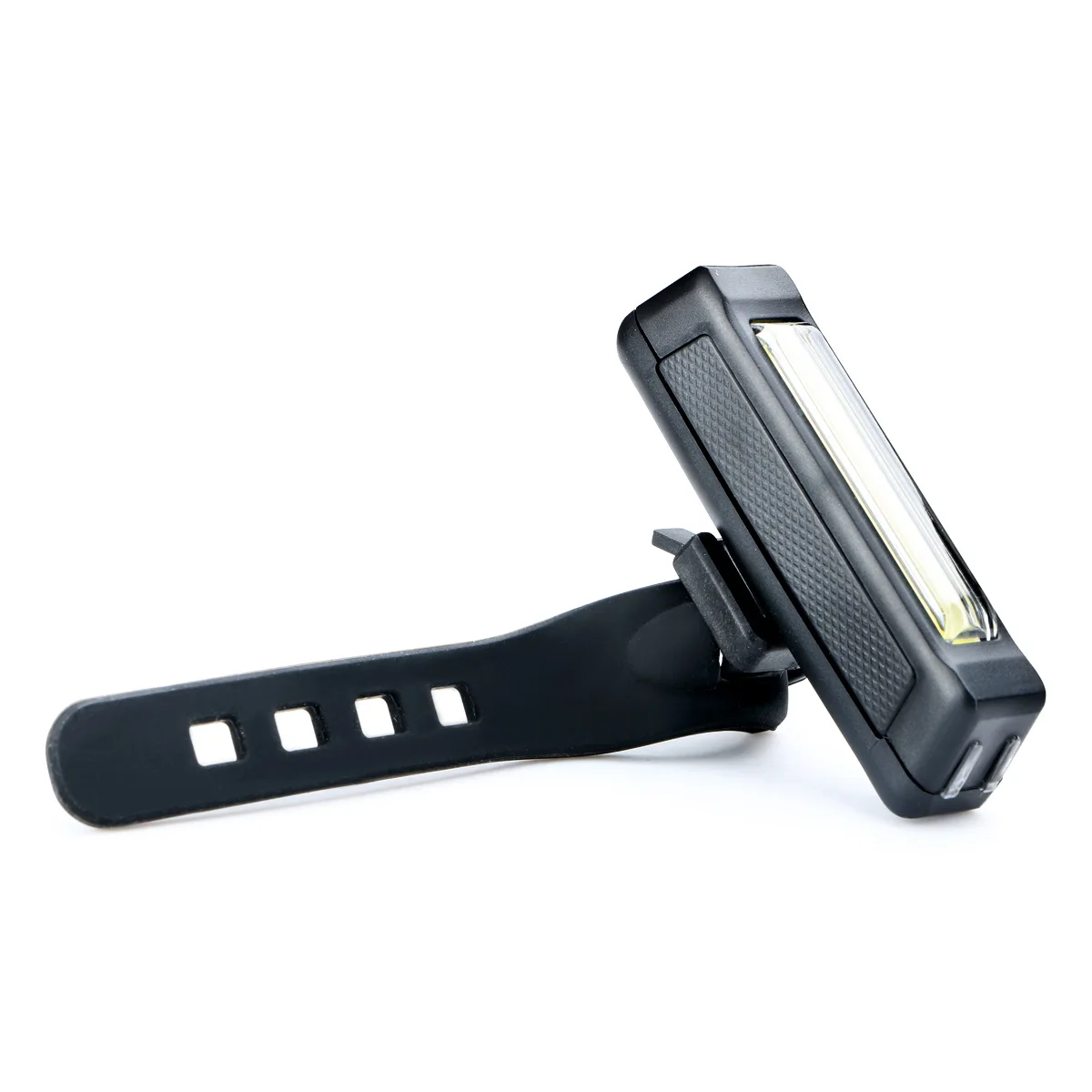 1 шт. USB Перезаряжаемые COB светодиодный велосипедный фонарь-спереди и сзади хвост светильник безопасности светильник с поясом Водонепроницаемый 100 люмен
