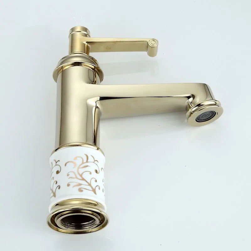 1 комплект сидящий кран с одной Ручкой Основной латунный корпус гальванический