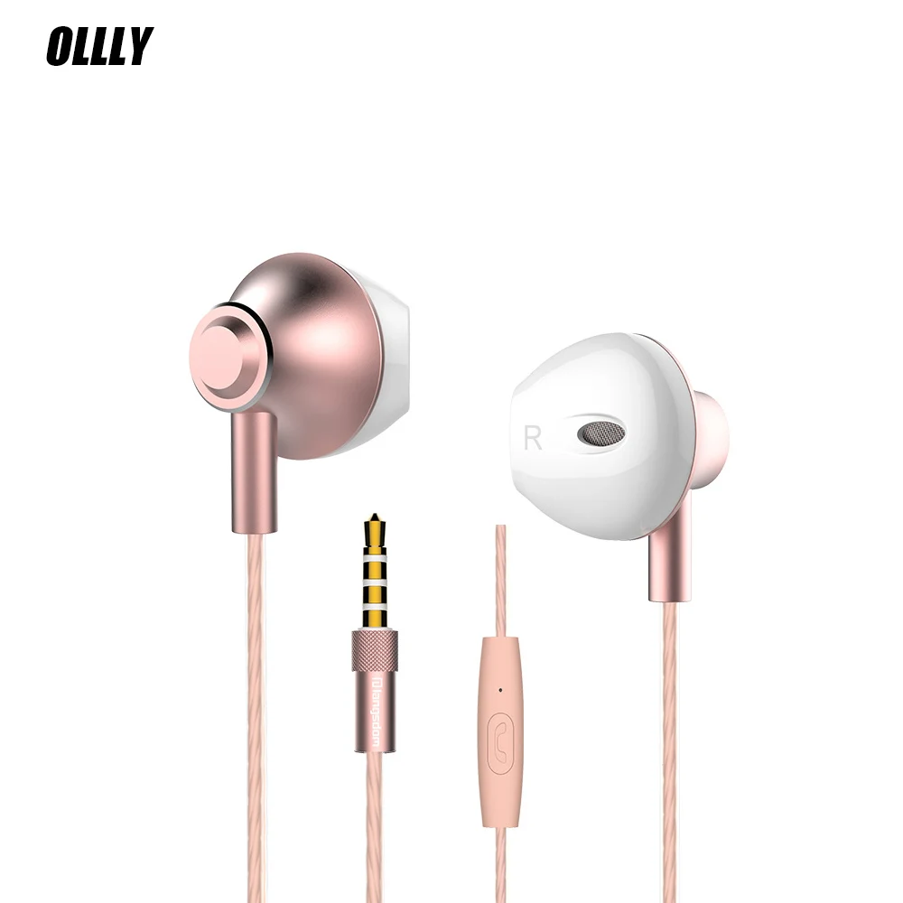 New M420 subwoofer metal earphone round wire with wheat sports earbuds for Apple Android | Электроника