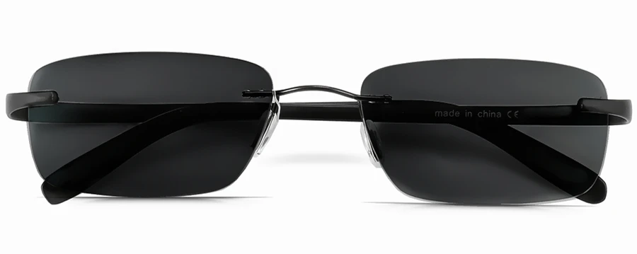 Black Myopia 0 Титан очки без оправы, очки для близорукости, фотохромные очки Для мужчин Для женщин Хамелеон очки с диоптриями-1,0 1,5 2,0 2,5 3,0 - Цвет оправы: Black Myopia 0