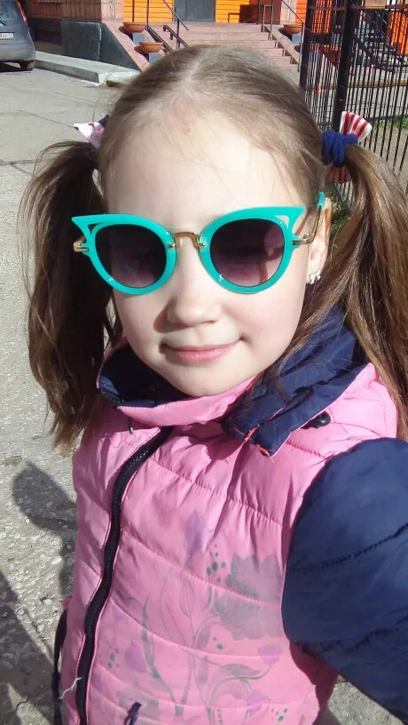

NEW brand Cute Heart Kids sun glasses Child UV protection Sunglasses Baby Girls Kids oculos de sol Lovely children glasses N801